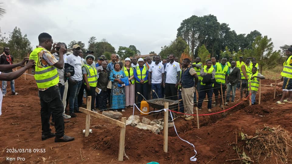 Ituri : Lancement des travaux de construction d’une salle des jeunes à Aru