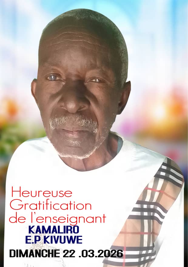 Nord-Kivu : un instituteur honoré après 55 ans de service dans les écoles de la CBCA