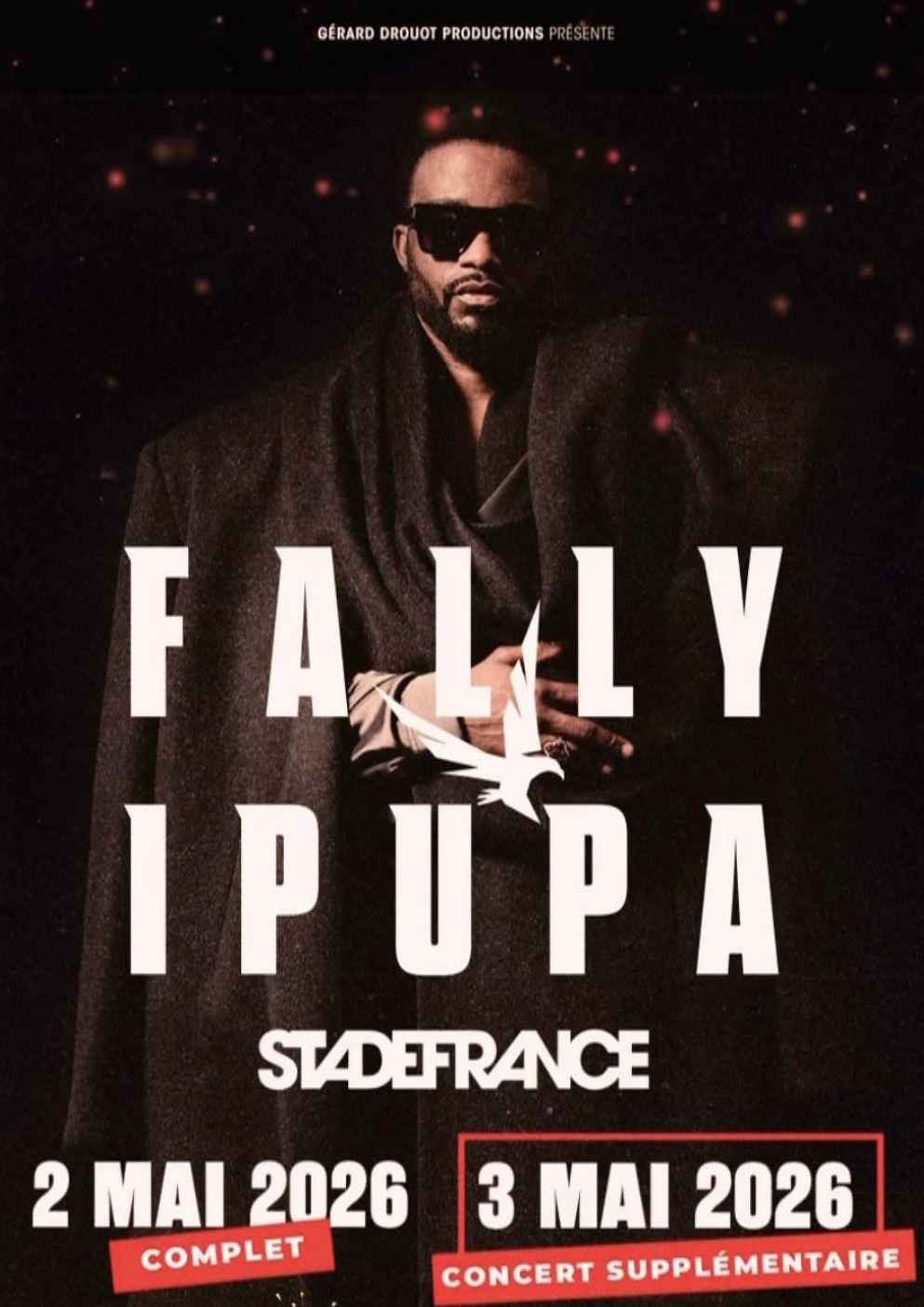 Succès total : Fally Ipupa affiche complet au Stade de France