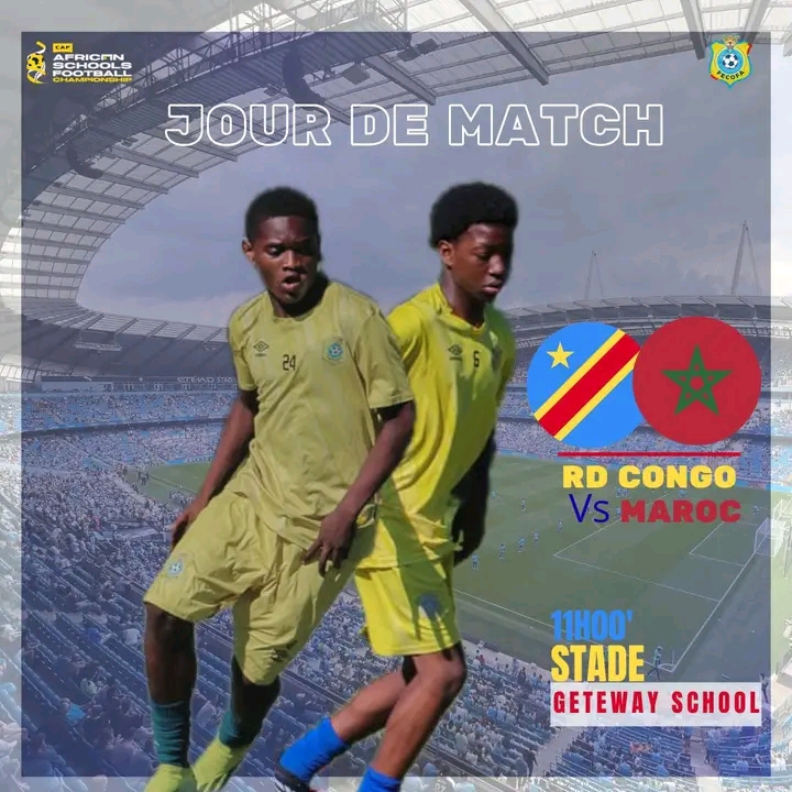 Football scolaire : les Léopards de la RDC face au Maroc pour leur entrée en lice