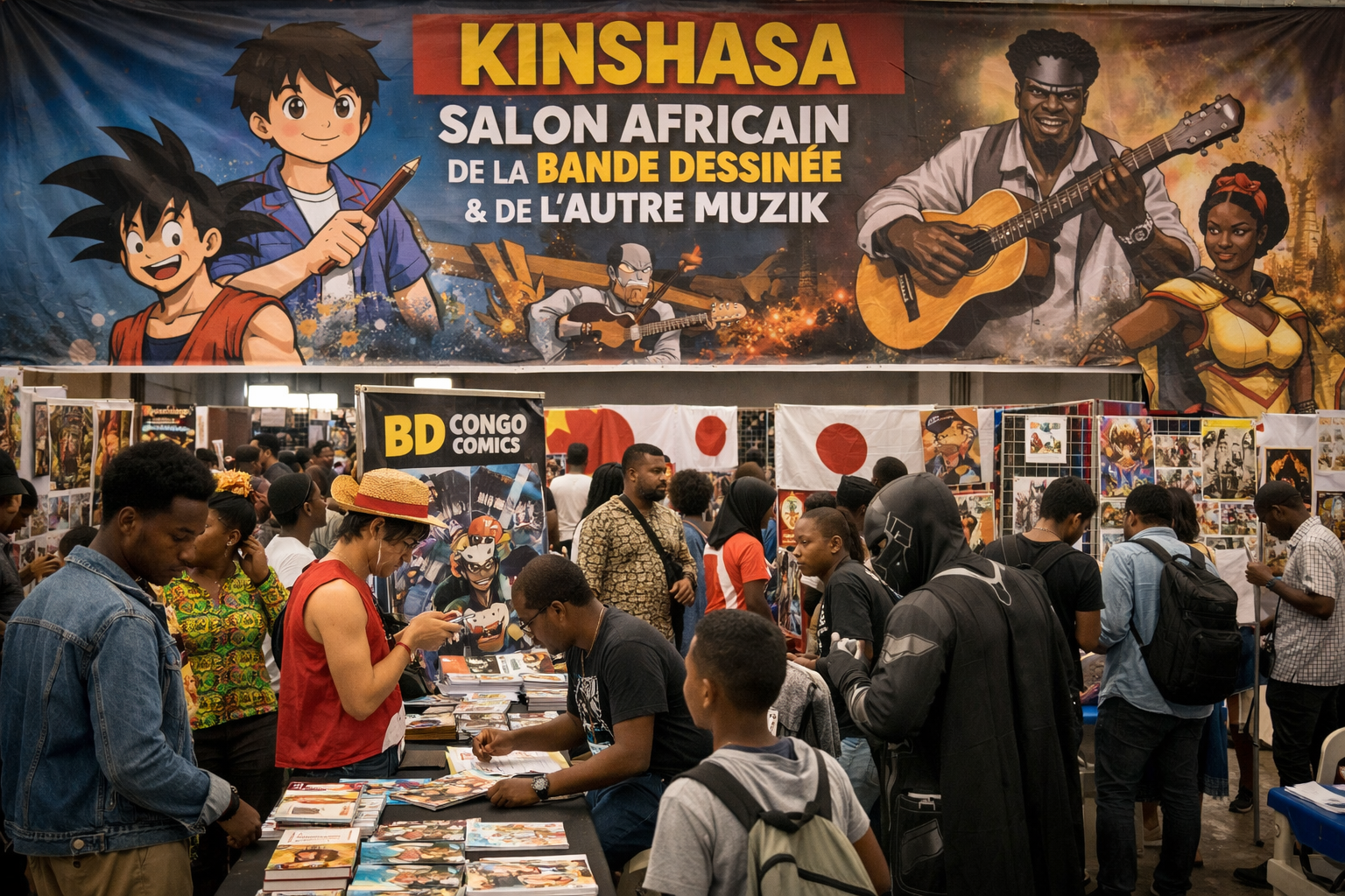 RDC : le Salon africain de la bande dessinée fait son grand retour à Kinshasa.