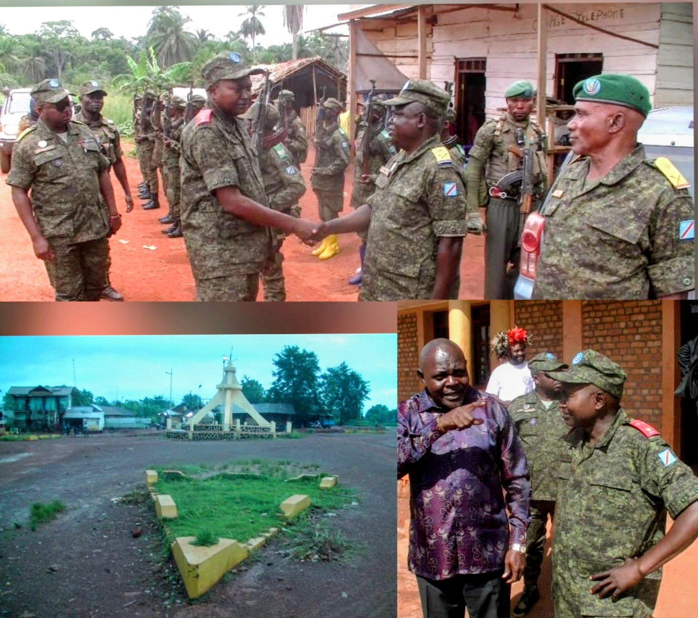 Haut-Uélé : le général Mukalay Ngoy François en mission d’inspection et de commandement à Wamba