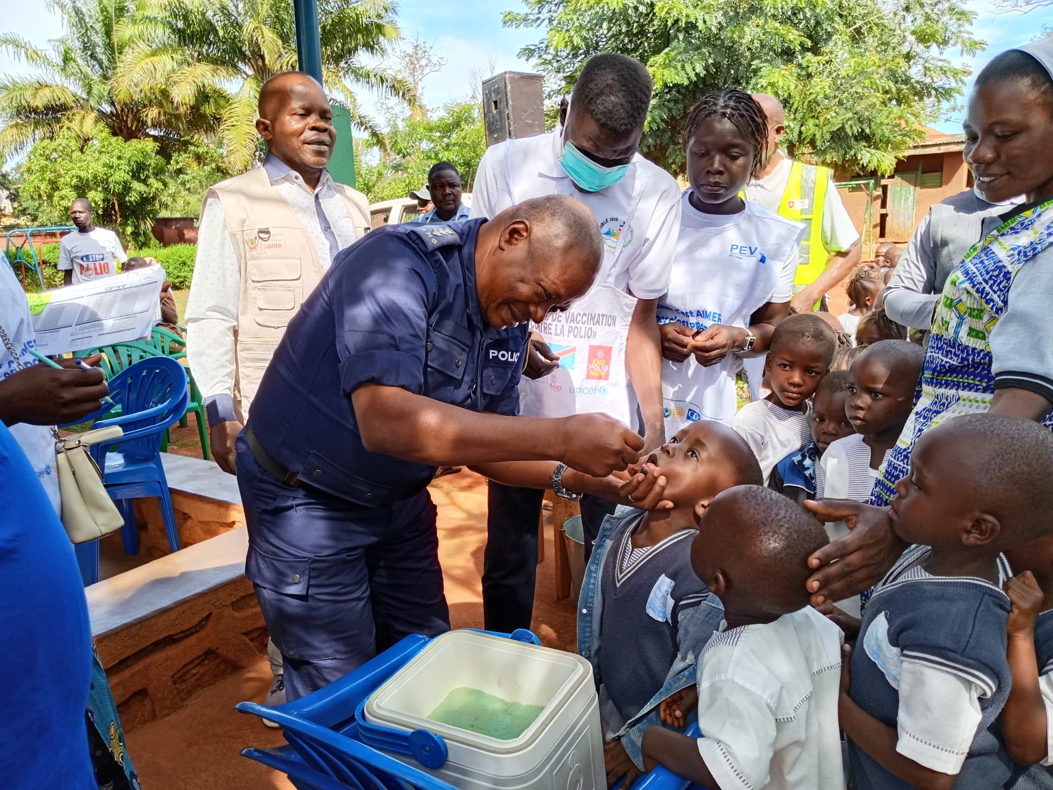 Aru/Santé : lancement d’une campagne de vaccination contre la poliomyélite