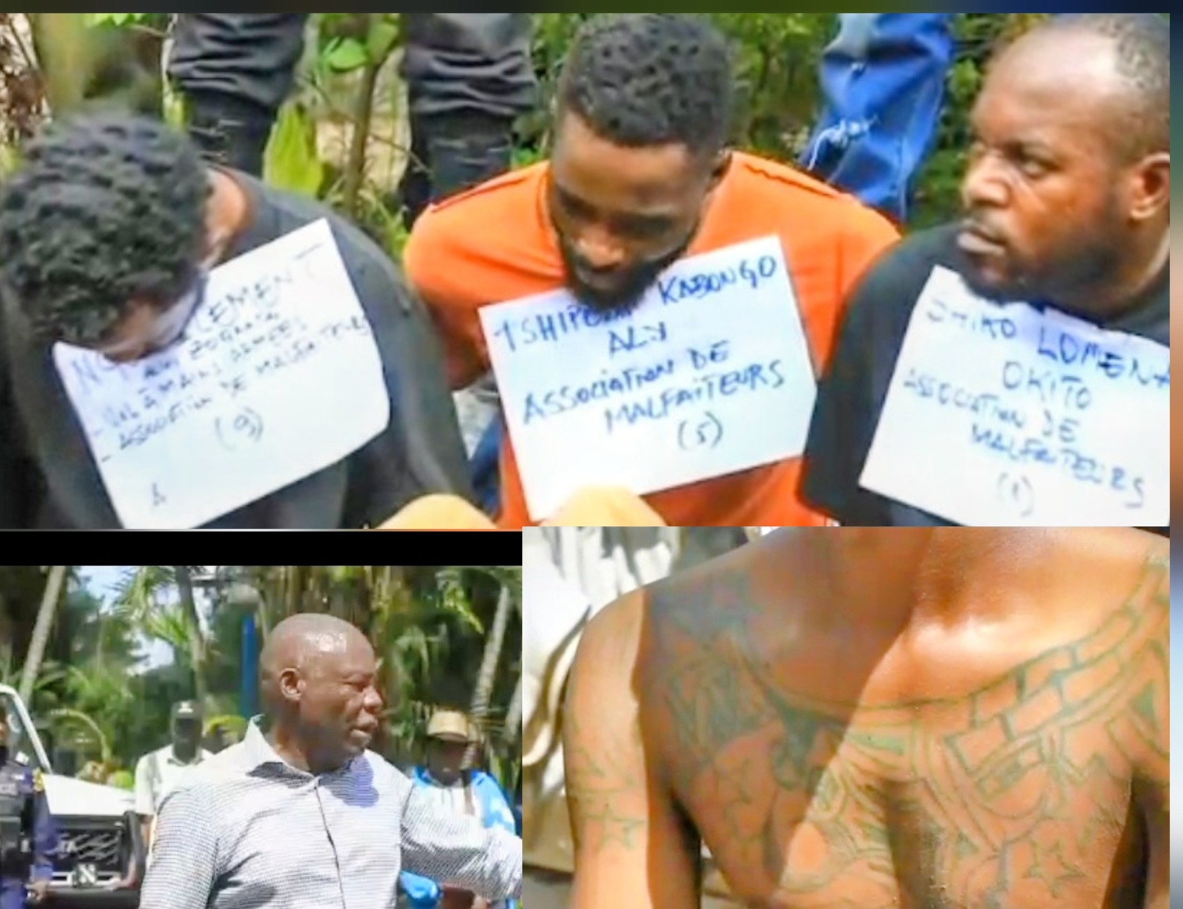 Haut-Katanga : 19 présumés criminels présentés aux autorités provinciales ce lundi 11 mai